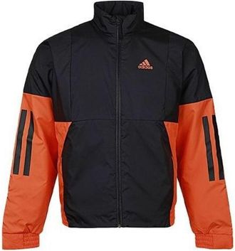 adidas Back to Sport Lite Thermal Jacket Asia Sizing Black Orange FT2440