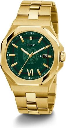 Guess Luxe Gouden Stalen Horloge - Dames - Horloges - Geel - ONE Size - Accessoires