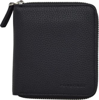 Pourchet Ethan Wallet - Heren - Portefeuilles - Zwart - ONE Size - Leer - Accessoires