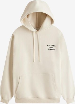 Dr&ocirc;le de Monsieur Kapuzensweatshirt aus Baumwolle Le Hoodie Slogan