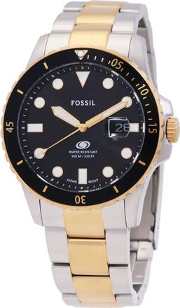 Fossil Fossil Blue Dive Quartz Black Dial Mens Watch FS6031