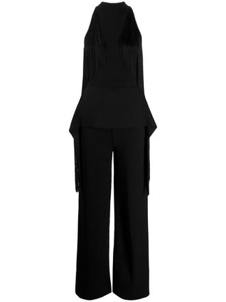 Stella McCartney Jumpsuit met halternek - Zwart