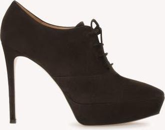 Gianvito Rossi Kourtney Pump in Brown Suede at Nordstrom, Size 40.5