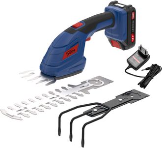 Gude G&uuml;de - Batteria Gps 18 - 201 - 05 (18 V, Attacco Per Cesoie Per Siepi/cespugli), Blu, Nero, Rosso
