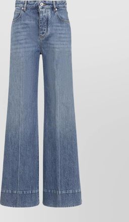 Bottega Veneta denim wide-leg trousers