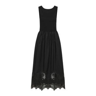 Soaked In Luxury Kleedjes, Dames, Zwart, XS, Maxi Jurk