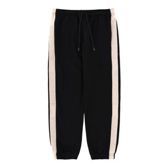 Versace Jeans Couture Logo Tape Track Pants - Heren - Broeken - Zwart - Maat: S Katoen