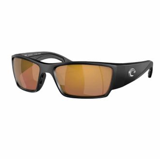 Costa Mens Corbina Pro Polarized Sunglasses In Matte Black Gold Mirror