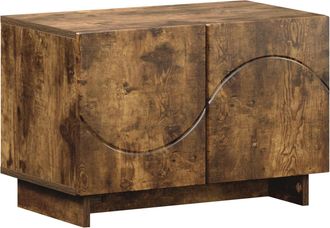 vidaXL Soporte De Tv 60 X 34.5 X 40 Cm Roble Ahumado Vidaxl