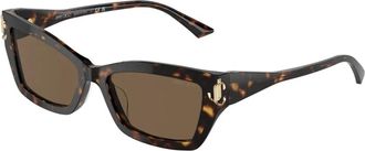 Jimmy Choo London Dames, Accessoires, Bruin, Maat: 55 MM