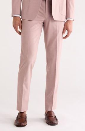 Calvin Klein Slim Fit Stretch Suit Pants in Pink at Nordstrom Rack, Size 30 X 30