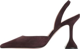 Amina Muaddi Holli Sling 95 - - Shoes - Donna - Viola - 38 1/2 EU