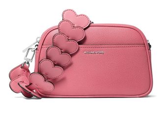 Michael Kors Jet Set Small Camera Xbody Cross Body Womens Handbags Rosewood : SM, Leather