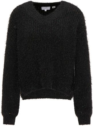 Usha Gebreide trui Dames zwart