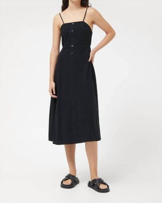 Compa&ntilde;&iacute;afant&aacute;stica Long Open Back Dress In Black
