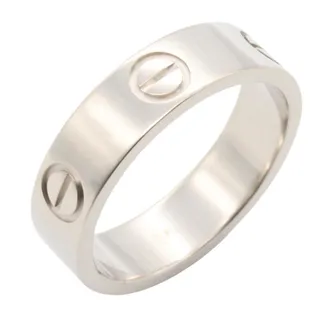 Cartier White Gold White Gold (18K) Band Ring (Pre-Owned)