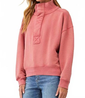 Free People Timeless Pullover Sweater In Salsa