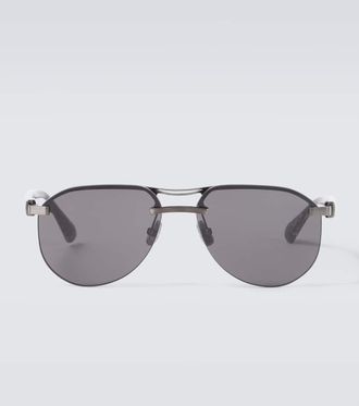 Brunello Cucinelli Carlito B. aviator sunglasses
