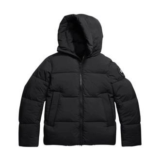 Canada Goose Crofton Puffer Jas - Heren - Jassen - Zwart - Maat: S Fleece