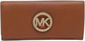 Michael Kors Pre-owned Wallet - Dames - Vintage Accessoires - Bruin - ONE Size - Leer - Vintage