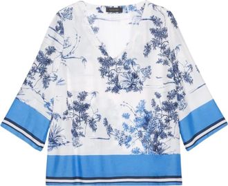 Elena Miro Stijlvolle Blouse voor Vrouwen - Dames - Blouses - Veelkleurig - XL - Overhemden