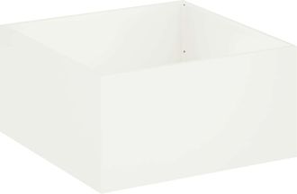 vidaXL Macetero De Jard&iacute;n Blanco 100 X 100 X 40 Cm Vidaxl