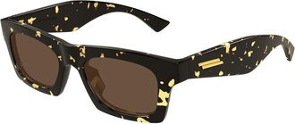 Bottega Veneta BV1457S 002 Mens Sunglasses Tortoiseshell Size 51