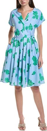 Area Stars Blue Floral Belted Dress