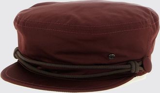 Maison Michel New Abby Cotton Blend Baker Boy Cap with Visor