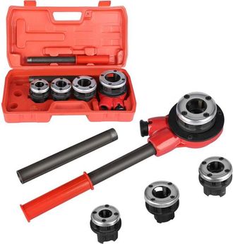 OEM Roscador Manual, Juego De Machos, Kit De Roscado Para Mangueras Hidr&aacute;ulicas Manuales De 1/2, 3/4, 1 Y 1-1/4, Estuche Para Sistema Hidr&aacute;ulico