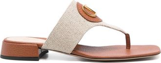 Valentino Garavani Sandali slides VLOGO Signature - Toni neutri