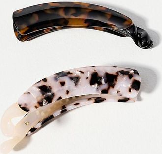 Anthropologie Large Banana Claw Clip
