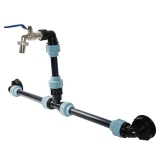OEM Kit De Conexi&oacute;n Ibc, Kit De Conexi&oacute;n Para Tanques De Agua De Lluvia Ibc Con Cuello De Cisne De 3/4, Grifo De Jard&iacute;n, Manguera De Cisterna, Para Tanque