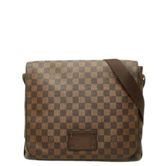 Louis Vuitton Pre-owned Vintage Messenger Bag - Dames - Pre-owned - Bruin - Maat: ONE Size Leer