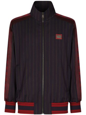 Dolce & Gabbana Giacca sportiva gessata - Nero