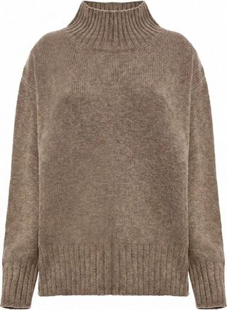 Malo Cashmere Truien - Dames - Cashmere truien - Bruin - M - Truien & Vesten
