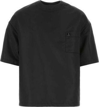 Valentino Garavani Black Round Neck T-Shirt
