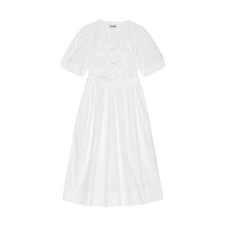 Ganni Donna, Abiti, Bianco, M, new