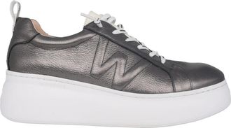 Wonders Grijze Damessneakercollectie - Dames - Sneakers - Grijs - 41 EU - Leer - Schoenen
