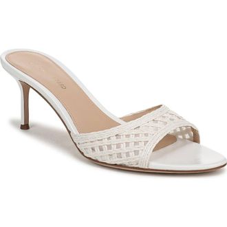 Veronica Beard Tia Woven Sandal in Coconut at Nordstrom, Size 6.5