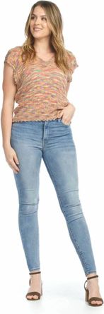 Papillon Knit Lightweight Sweater In Multi