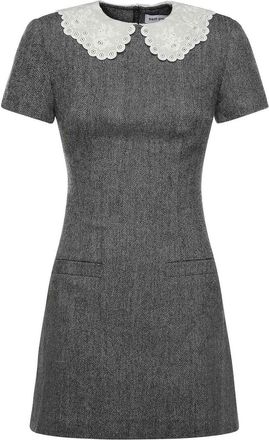 Self Portrait Wool Knit Mini Dress