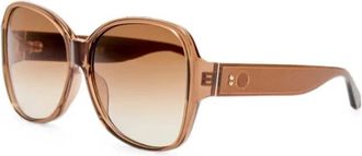 Linda Farrow Dames, Accessoires, Bruin, Maat: 63 MM