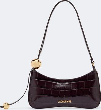 Jacquemus Bisou Perle Small leather shoulder bag