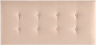 Colchones Aznar Cabezal De Cama Etna Tapizado En Tela Cama De 135 - Beige-etna-(22)