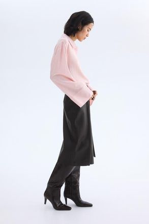 H&M Oversized Shirt in Light Pink at Nordstrom, Size Xx-Large