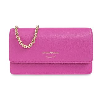 Emporio Armani Clutches, female, Pink, Size: ONE SIZE Clutch with logo