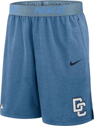 Nike Washington Nationals City Connect Nike Mens Dri-FIT MLB Shorts in Blue | 015E0E46WTL-RLY