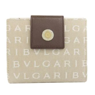 Bulgari Pre-owned Wallets, female, Beige, Size: ONE SIZE Pre-owned Canvas wallets
