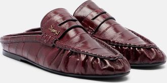 Saint Laurent Le Loafer leather mules